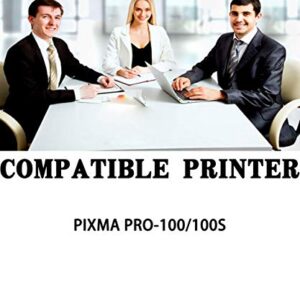 16-Pack ColorPrint Compatible CLI42 Ink Cartridge Replacement for Canon CLI-42 CLI 42 for PIXMA Pro-100 Pro-100S Pro100 Pro100s Pro 100S Laser Printer (2BK/2C/2M/2Y/2PC/2PM/2Gray/2Light Gray)