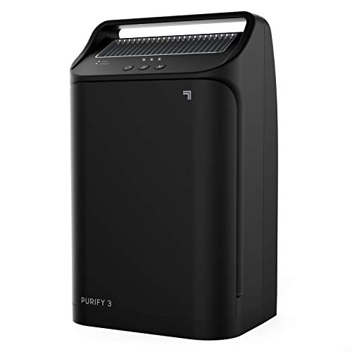 Sharper Image PURIFY 3 Air Cleaner with True HEPA Filtration, Night Light, for Home, Office, Bedroom