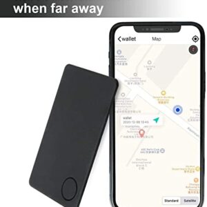 NUFR Wallet Tracker Finder Locator, Small Best Slim GPS Credit Debit Card Find Wallet Location Chip Tracker Device for Men Lost Waterproof with Built-in 24-30 Months Battery