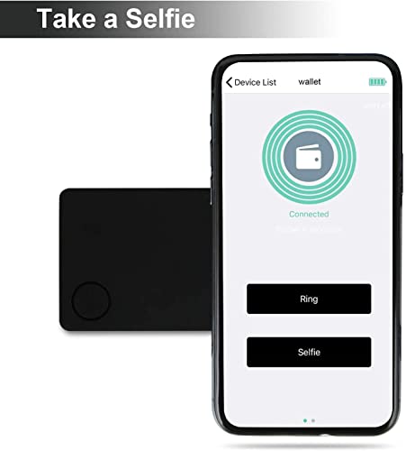 NUFR Wallet Tracker Finder Locator, Small Best Slim GPS Credit Debit Card Find Wallet Location Chip Tracker Device for Men Lost Waterproof with Built-in 24-30 Months Battery