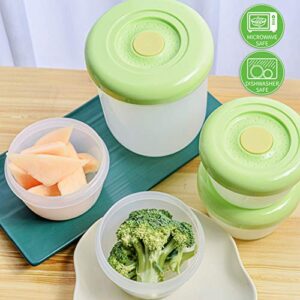 FOSA extra small vacuum container, microwavable with lid 13.5oz, 12pcs set (vacuum unit not included)