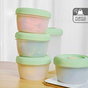 FOSA extra small vacuum container, microwavable with lid 13.5oz, 12pcs set (vacuum unit not included)