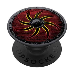ivar the boneless viking shield popsockets popgrip: swappable grip for phones & tablets