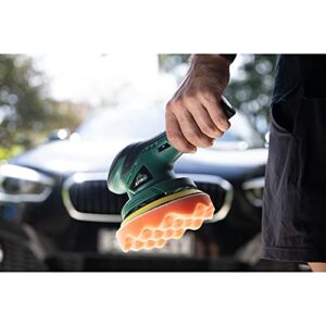 BATOCA - Cordless Car Buffer Polisher - with 2pcs 12V Lithium Rechargeable Battery Cordless Polisher with 6 Variable Speed, 2.0Ah Cordless Buffer Polisher for Car Detailing