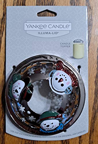 Yankee Candle Snowman Illluma lid