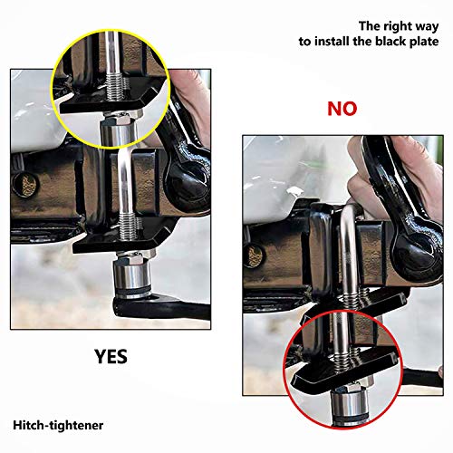 Cenipar Hitch Tightener Anti-Rattle Stabilizer for 1.25" and 2" Hitches Used in Heavy Duty Steel Trailer,Hitch Tightener Clamp Eliminating Rocking Instability(2 Packs)