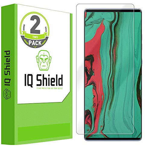 IQ Shield Screen Protector Compatible with LG Wing (2-Pack) Anti-Bubble Clear Film