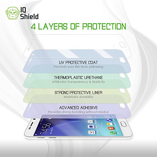IQ Shield Screen Protector Compatible with LG Wing (2-Pack) Anti-Bubble Clear Film