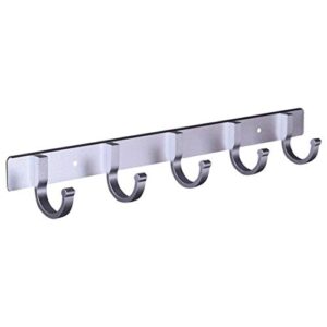 CBINGSI 12 Wall Hooks Heavy Duty Wall Hanger. Towel Hooks for Bathrooms, Coat Rack Wall Mounted, Garage and Kitchen Organization and Storage, Coats and Hat Hook, Wall Hook Rack.17in