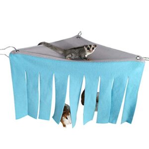 1 Pieces Guinea Pig Hideout Rat Corner Hideaway Peekaboo Toys Cage Accessories Hidden Habitat Tent Toys for Ferrets Chinchillas Sugar Glider Small Pet Animals