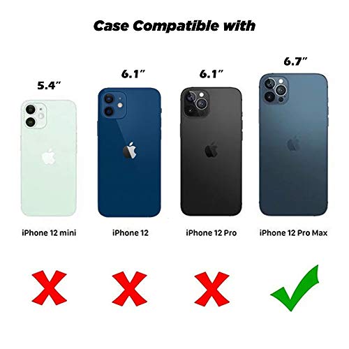 uCOLOR Case Compatible with iPhone 12 Pro Max (6.7") for Girls Marble Pattern Stylish Matt Hybrid Ultra Slim Soft TPU Protective Case for iPhone 12 Pro Max 6.7" 2020 (Tortoise Shell)