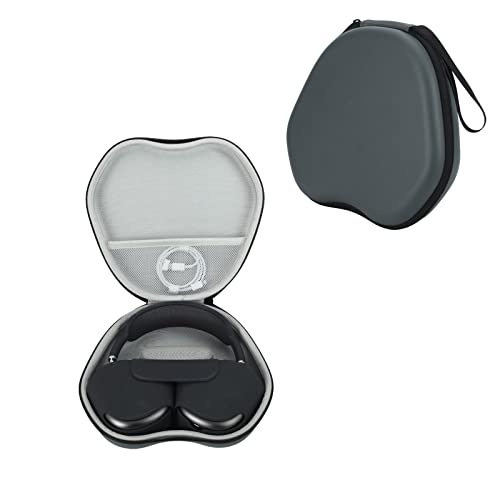 Travel Case for AirPods Max,Hard Carrying Bag Storage AirPods Max Headset PU&EVA&Polyester Portable Storage Box