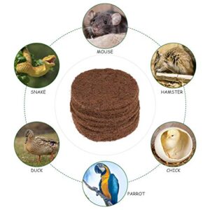 POPETPOP Bird Nesting Pads- 12PCS Bird Breeding Nest Bird Eggs Mat Bird Nest for Pigeons Chicken