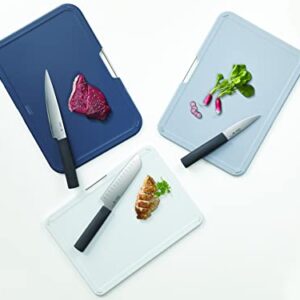 Joseph Joseph Nest Plus 6-Piece Knife and Cutting Board Set, One Size, Silver