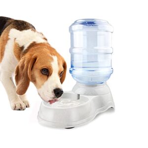 Dogs Water Dispenser,Water Bowl for Dogs,Pet Water Dispenser,Automatic Dog Water Bowl Cat Water Dispenser Dog Drinking Fountain,1 Gallon (Waterer)