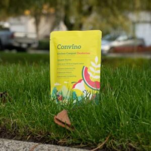Convino: A Compost Starter/Accelerator Which Help to Reduce Kitchen Waste Odor and Convert Yard Waste to Fertile Humus for All Composting Systems. Comes in 1 Package That Contains 4 Packets Inside