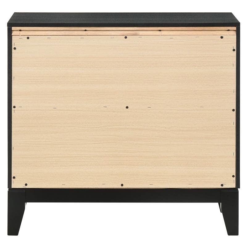 Acme Furniture Haiden Nightstand, Weathered Black Finish