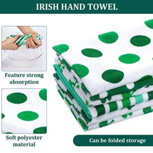 6 Pieces St. Patrick's Day Hand Towels Irish Shamrock Kitchen Towels Bath Towels Dish Towels Bathroom Towel 6 Pattern for St Patrick's Day Decoration Home Decor