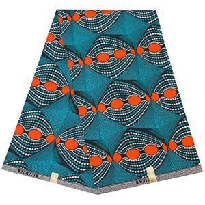 african fabric 6 yard printed wax cloth african ankara fabric for party dress fp6391