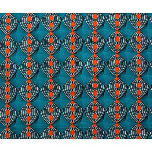 African Fabric 6 Yard Printed Wax Cloth African Ankara Fabric for Party Dress FP6391