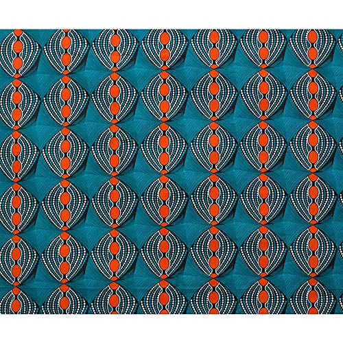 African Fabric 6 Yard Printed Wax Cloth African Ankara Fabric for Party Dress FP6391