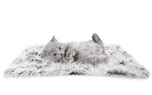 pjyucien fluffy fleece cat dog blanket, soft warm pet throw blanket for dogs & cats (small 16" x 24")