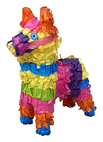 Fetch-It Pets 9" Donkey Shaped Piñata Bird Toy Suitable for Small Medium and Large Parrots Budgies Parakeets Cockatiels Lovebirds and Cockatoos