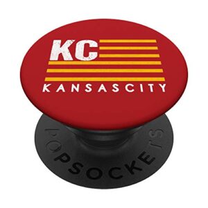 kc red & yellow kansas city usa flag kc red american flag kc popsockets swappable popgrip
