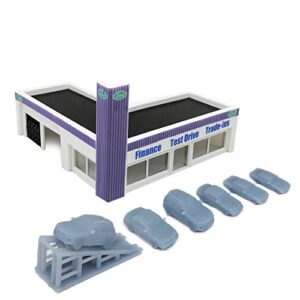 Outland Models Railway Scenery Car Dealership Building 1:160 N Scale