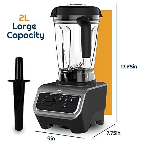 iCucina Professional-Grade High Speed Blender, 64 oz, Precision Control for Any Consistency in Smoothies, Hot Soups, Frozen Desserts, and More