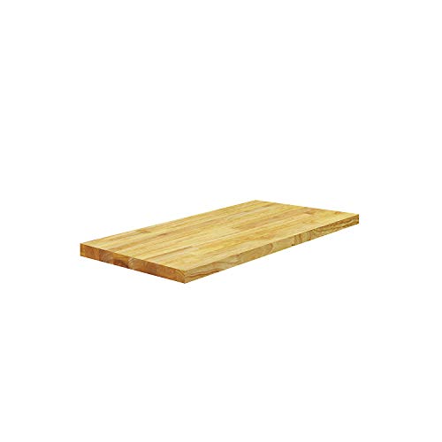 BenchPro Floating Shelf Wall Mounted Solid Butcherblock Shelf 12" Depth x 36" Length x 1" Thick