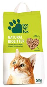 ecopet bio litter, natural wood & hay pellets, 11lb