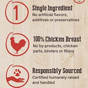 Farm To Pet Chicken Chips for Dogs - Single Ingredient All Natural Dog Treats for Small, Medium, & Large Dogs | Healthy Dog Treats with Human Grade, Free Range Chickens, 4 oz.