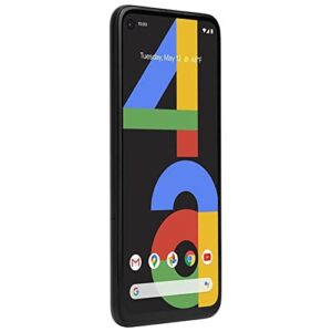 Google Pixel 4a with 5G, 6.2", 128GB, 6GB RAM, Unlocked Cellular - Just Black (Renewed)