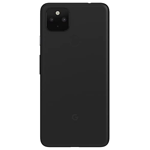 Google Pixel 4a with 5G, 6.2", 128GB, 6GB RAM, Unlocked Cellular - Just Black (Renewed)