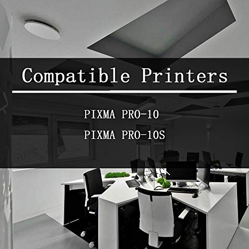 MM MUCH & MORE Compatible Ink Cartridge Replacement for Canon PGI72 PGI-72 to Used for Pixma Pro-10s Pixma Pro-10 Series Printers (20-Pack, 2 x Each PBK, MBK, C, M, Y, PC, PM, R, GY, CO) 2-Set