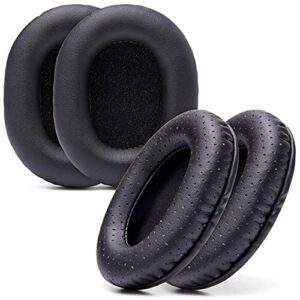 comfort pack | wc wicked cushions replacement ear pads for sony mdr 7506 | soft leather, luxury memory foam, unmatched durability | compatible with mdr 7506 / mdr v6 / mdr cd900st (black & perforated)