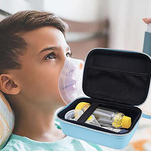 Leayjeen Portable Travel Case - Hard Shell Asthma Protective Case, Inhaler Carrying Case (Case Only)