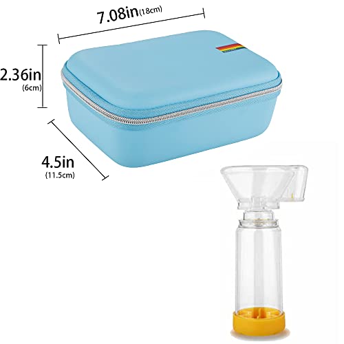 Leayjeen Portable Travel Case - Hard Shell Asthma Protective Case, Inhaler Carrying Case (Case Only)