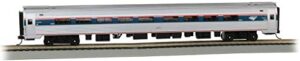 bachmann trains - 85' budd amtrak amfleet - i coach - coachclass phase vi #82803 - ho scale, silver