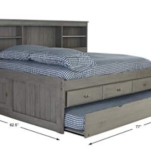 Discovery World Furniture Full Daybed with 3 Drawers & Trundle