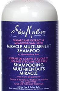 SheaMoisture Silicone Free Shampoo for Dry Hair Sugarcane Extract and Meadowfoam Paraben Free Shampoo 13 oz