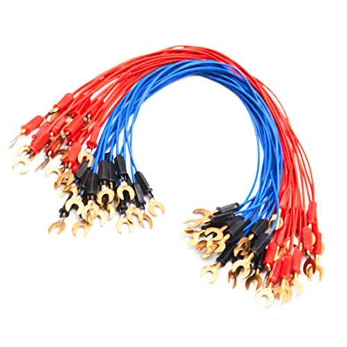 Baihuigo Connectors Wire:Used for Physics Laboratory,School Electronic Experimenting, Great for Demos Series or Parallel Teaching Basic Principles of Electricity & How a Simple Circuit Works.