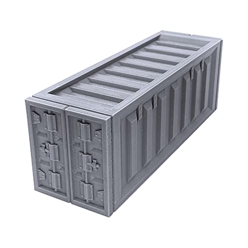 Cargo Containers, 3D Printed Tabletop RPG Scenery and Wargame Terrain for 28mm Miniatures