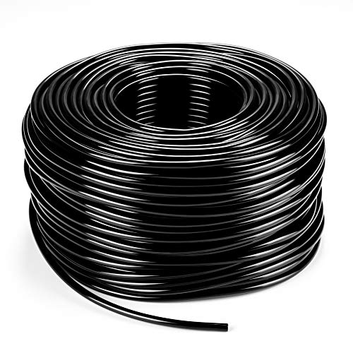 200ft 1/4 inch Drip Irrigation Tubing Blank Distribution Tubing Drip Irrigation Hose Garden Watering Tube Line for Garden Irrigation System