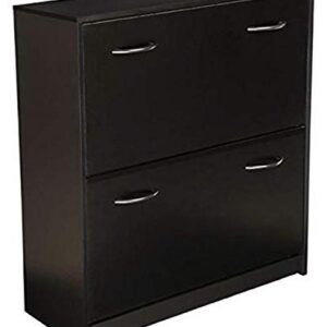 Venture Horizon Double Shoe Cabinet Black