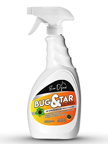 Evo Dyne Bug Remover for Car Detailing (32 fl oz Per Bottle), Made in the USA - Car Interior Cleaner Removes Tar, Droppings, Guts, Dirt, Grease | Ultimate Tree Sap Remover