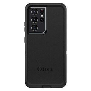 OtterBox Defender Case for Samsung Galaxy S21 Ultra 5G, Shockproof, Drop Proof, Ultra-Rugged, Protective Case, 4X Tested to Military Standard, Black