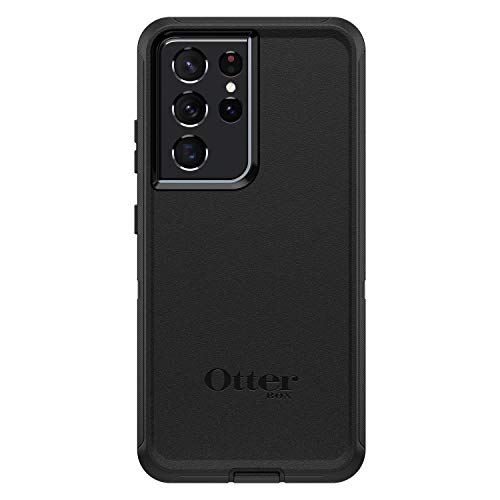 OtterBox Defender Case for Samsung Galaxy S21 Ultra 5G, Shockproof, Drop Proof, Ultra-Rugged, Protective Case, 4X Tested to Military Standard, Black