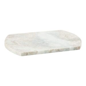 Creative Co-Op Marble Cheese, Buff Color Cutting Board, 12" x 8"